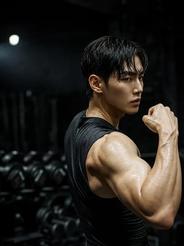 GPT 이미지 2로 생성한 남자 팔근육 인물 사진