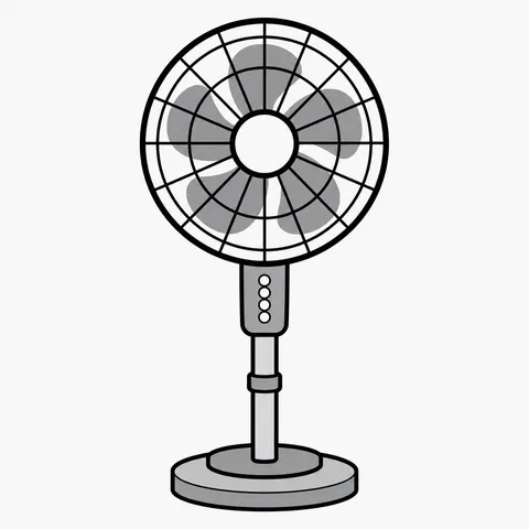 Electric Fan Illustration
