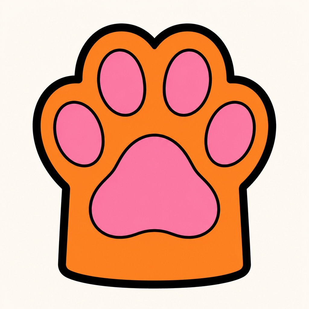 고양이 발바닥 일러스트