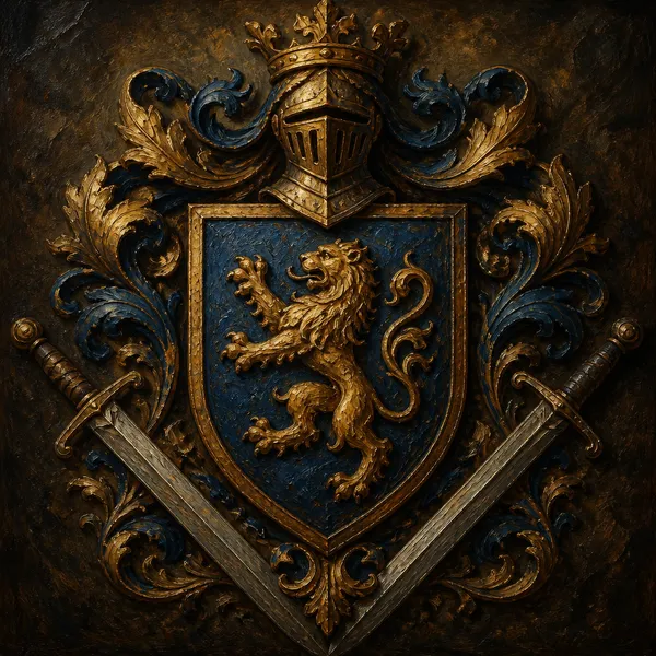 AI-generated Heraldic Shield Design made with GPT Image 2