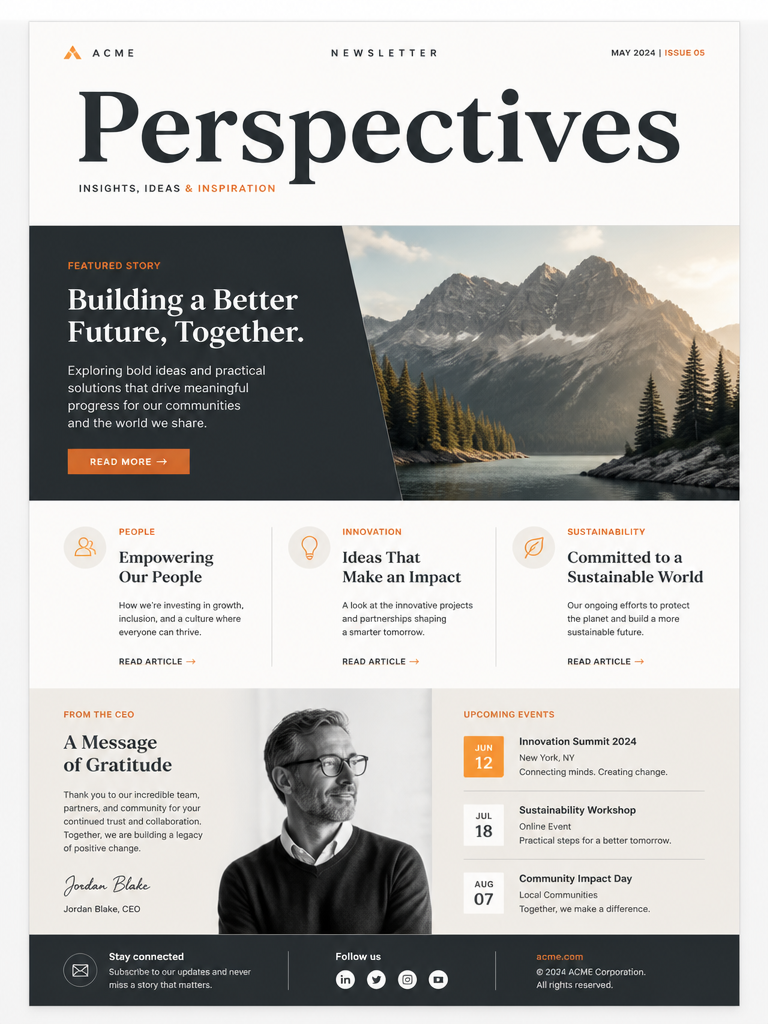 Newsletter Design