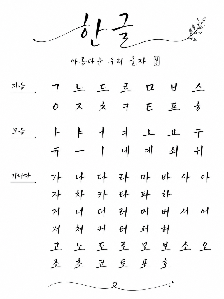 GPT 이미지 2로 생성한 손글씨 글씨체