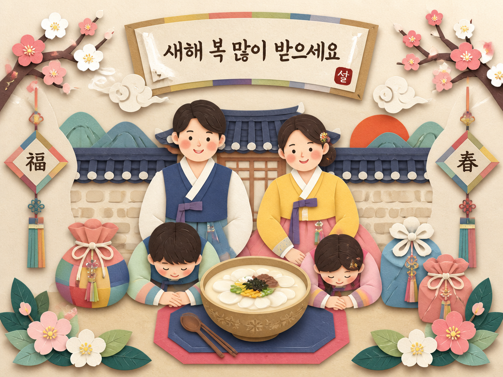GPT 이미지 2로 생성한 설날 이미지