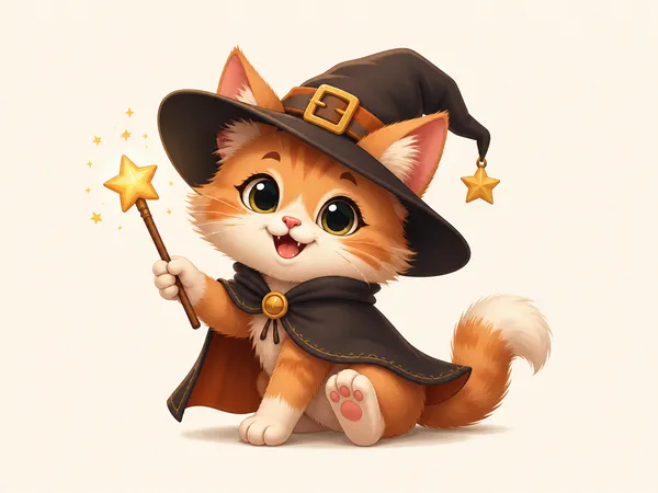 GPT 이미지 2로 생성한 고양이 일러스트