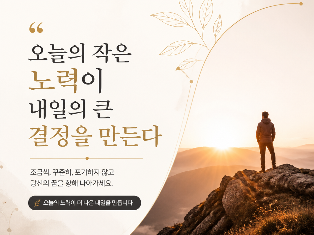 GPT 이미지 2로 생성한 명언 이미지