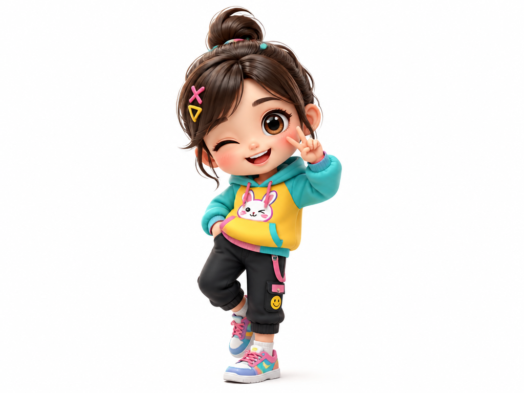 GPT 이미지 2로 생성한 3D 아바타 - 히어로