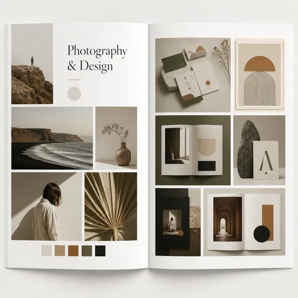 AI-generated Portfolio Layout made with GPT Image 2