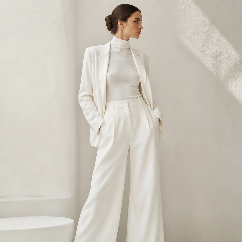 All White Outfit