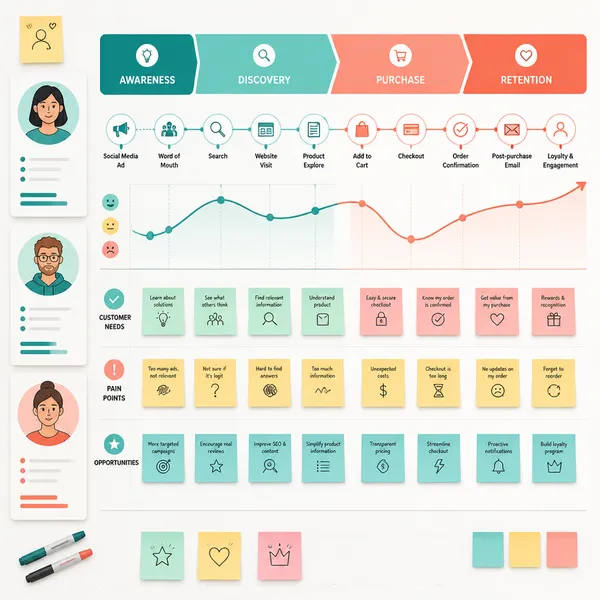 AI-generated Customer Journey Map made with GPT Image 2