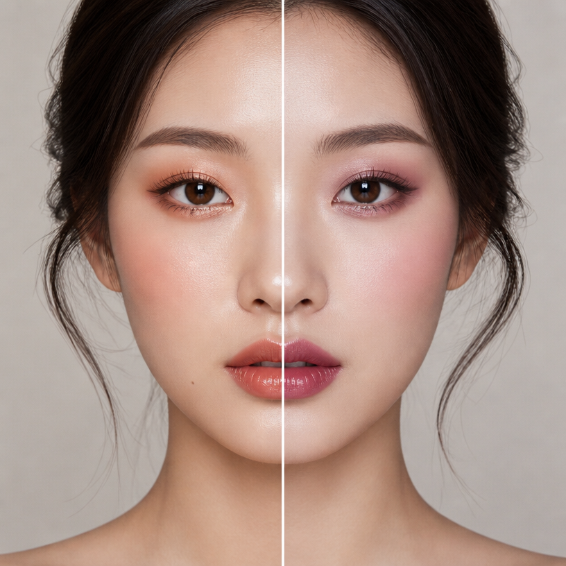 톤별 메이크업