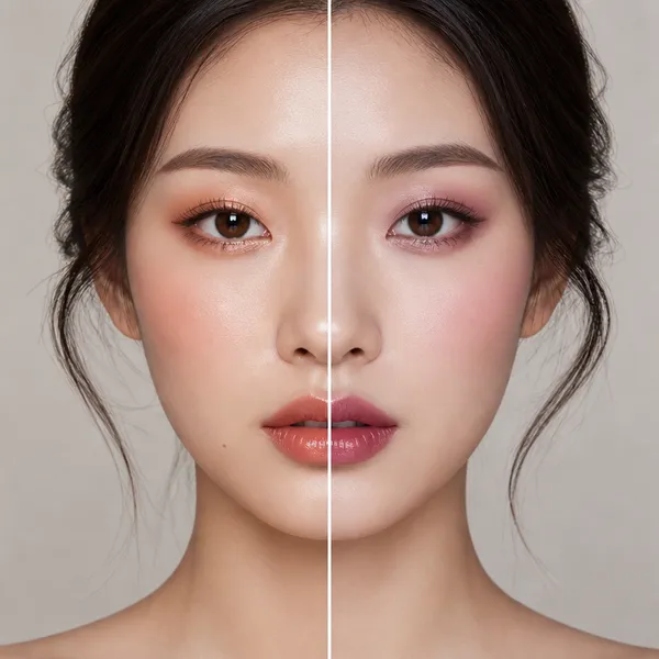 AI-generated Makeup by Color Tone made with GPT Image 2
