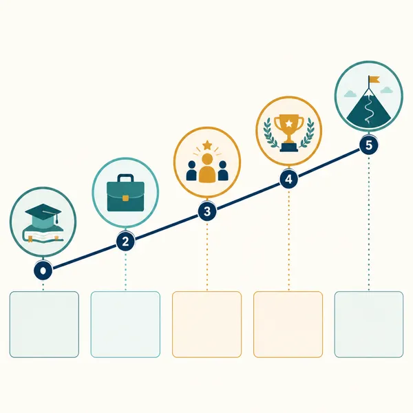 AI-generated Career Timeline made with GPT Image 2