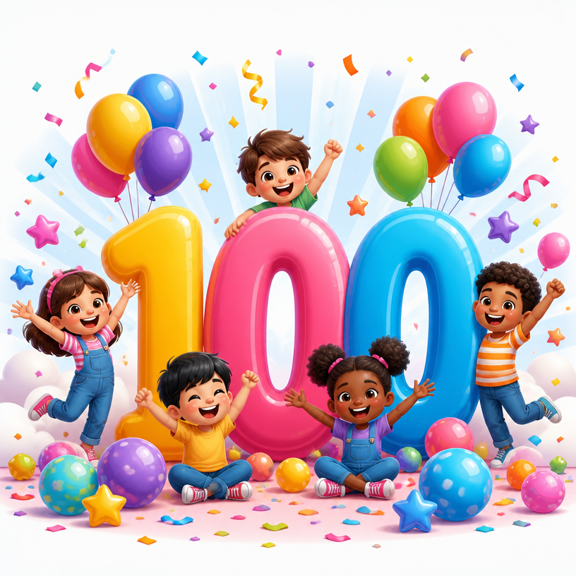 100일 기념 이미지