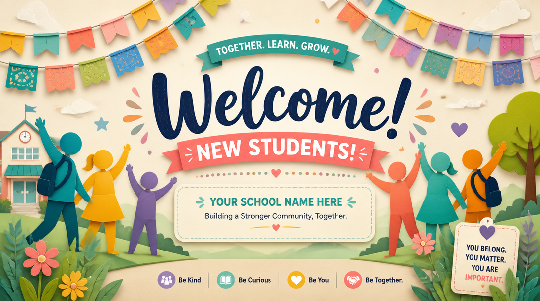 Welcome Banner