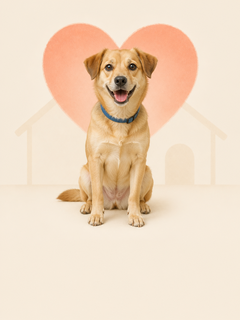 Rescue Dog Adoption Poster