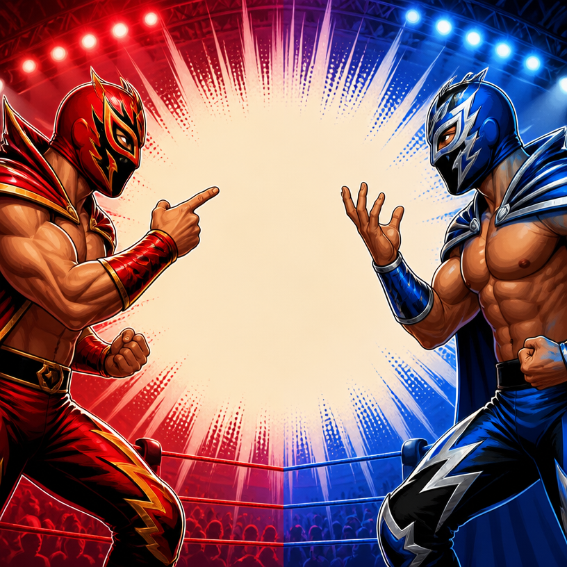 GPT 이미지 2로 생성한 WWE 밈 이미지