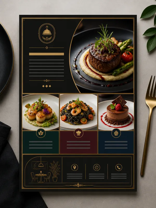 AI-generated Restaurant Flyer made with GPT Image 2