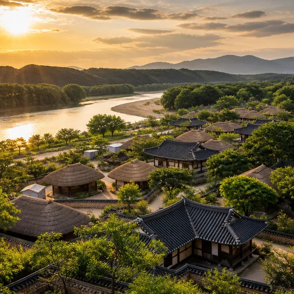 AI-generated Andong Background Photo made with GPT Image 2