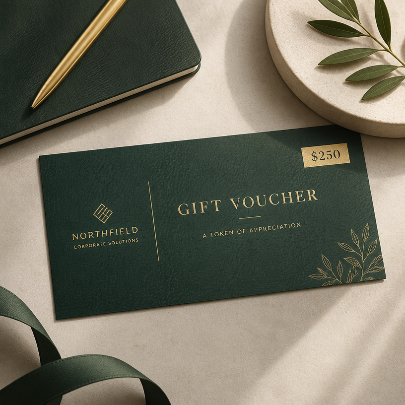 Elegant Corporate Gift Voucher Card