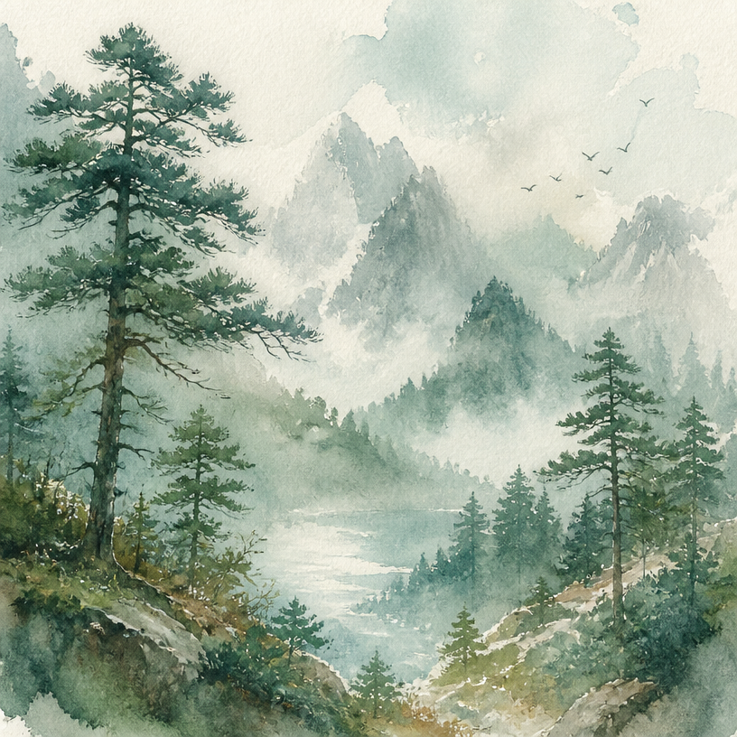 Landscape Watercolor Art