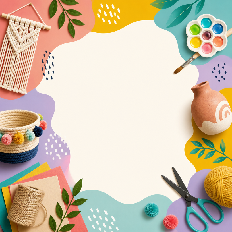 워크숍 전단 Craft Workshop Flyer