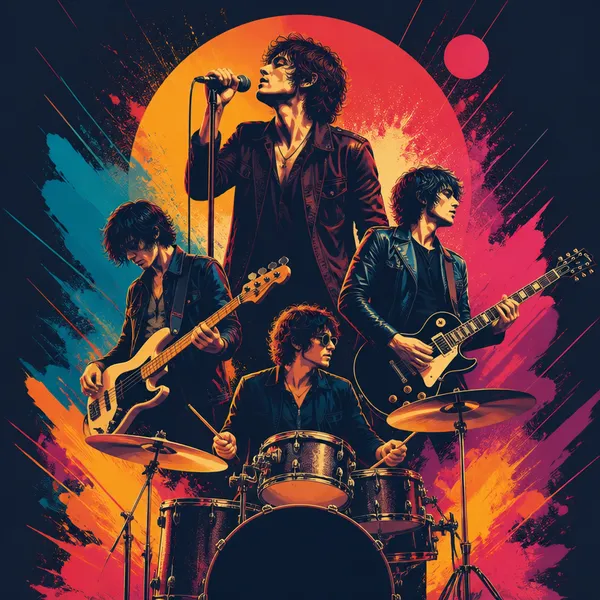 AI-generated Band Poster made with GPT Image 2