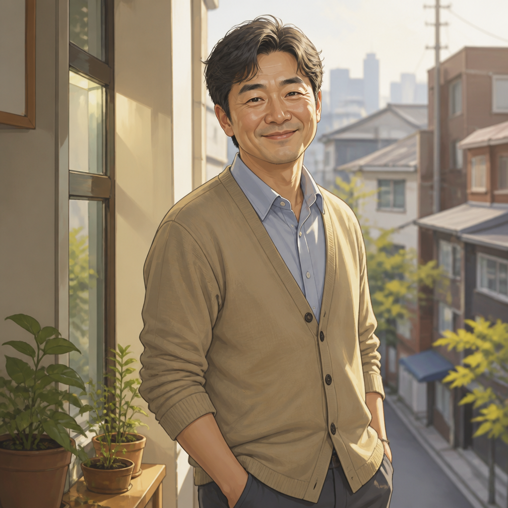 Middle-Aged Man Character
