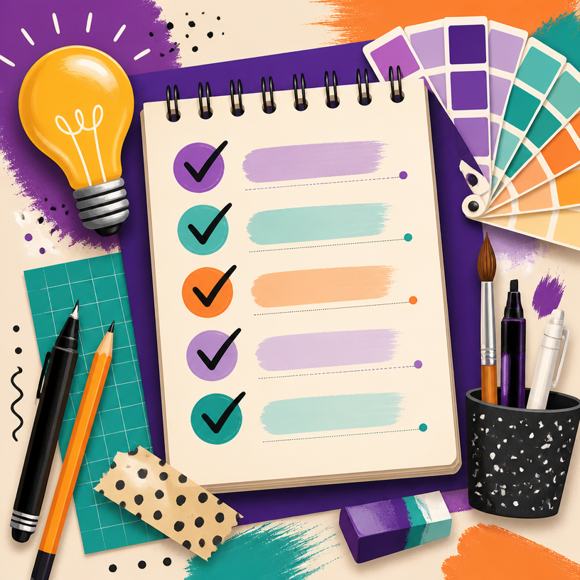 GPT 이미지 2로 생성한 creative checklist