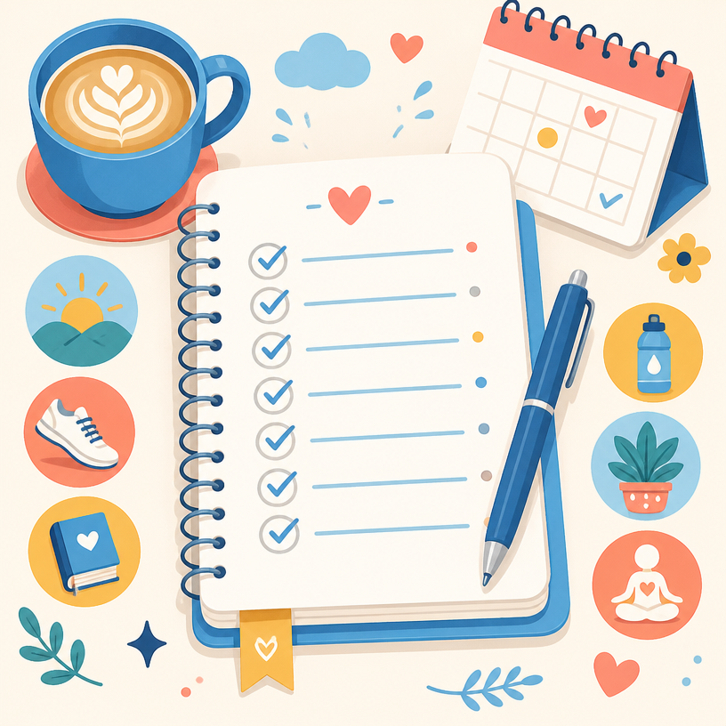 GPT 이미지 2로 생성한 daily checklist
