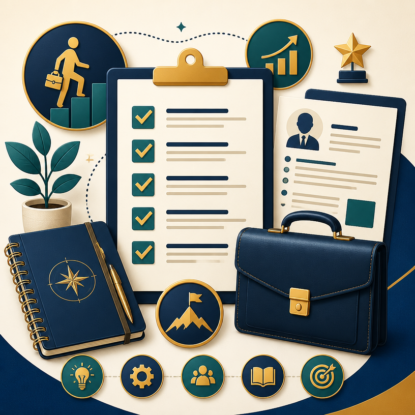 GPT 이미지 2로 생성한 career checklist
