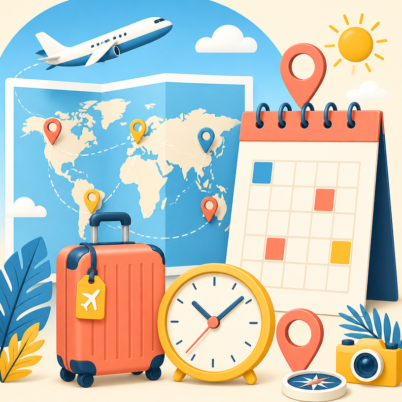 GPT 이미지 2로 생성한 travel schedule