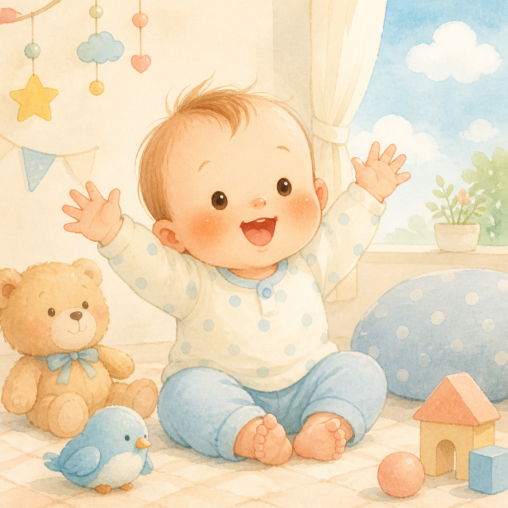 Baby Drawing Illustration