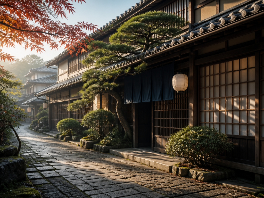 Japanese Architecture Background