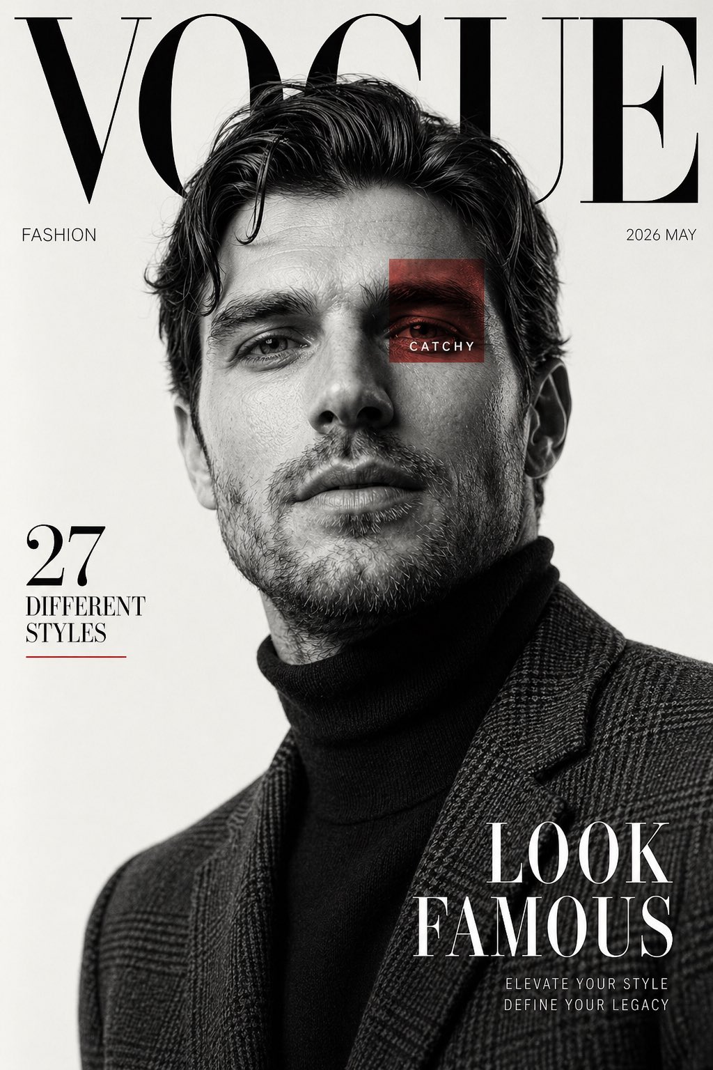 AI-generated High Fashion Editorial Magazine Cover Inspired by Luxury Fashion Publications made with GPT Image 2