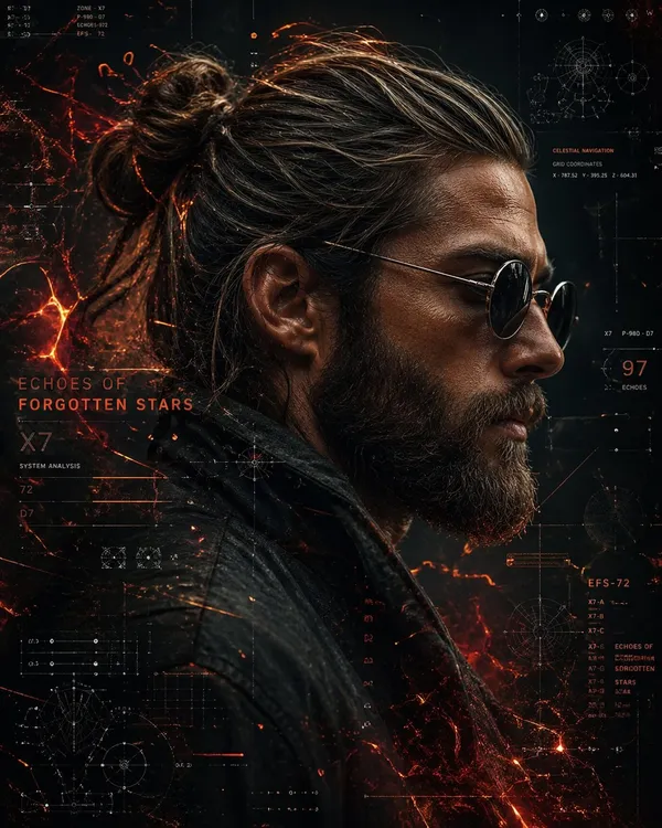 AI-generated Cinematic Side-profile Portrait of a Rugged Man made with GPT Image 2