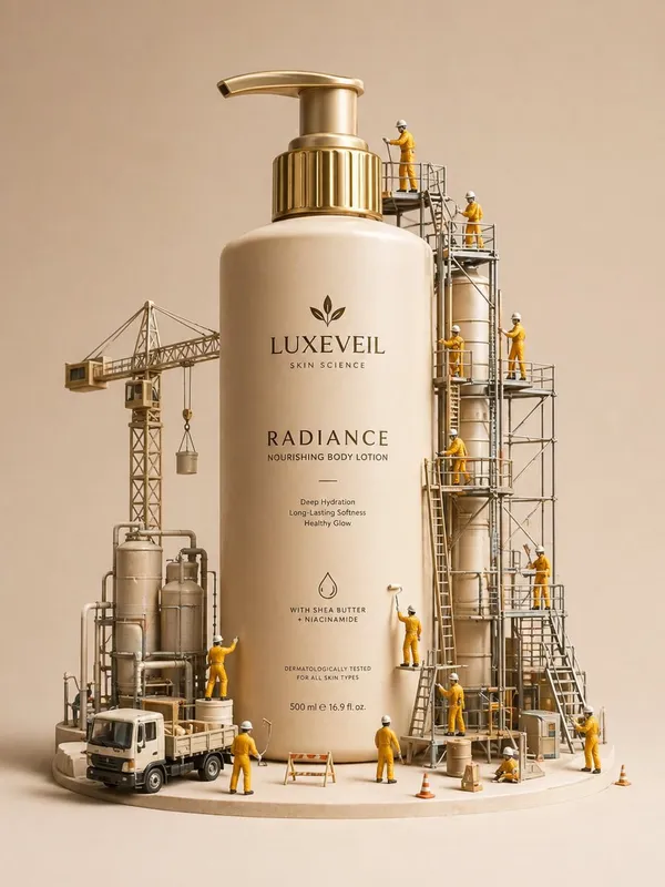 AI-generated Hyper-realistic Miniature Diorama Product Advertisement made with GPT Image 2