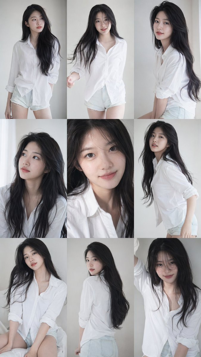 GPT 이미지 2로 생성한 한국 아이돌 3×3 콜라주