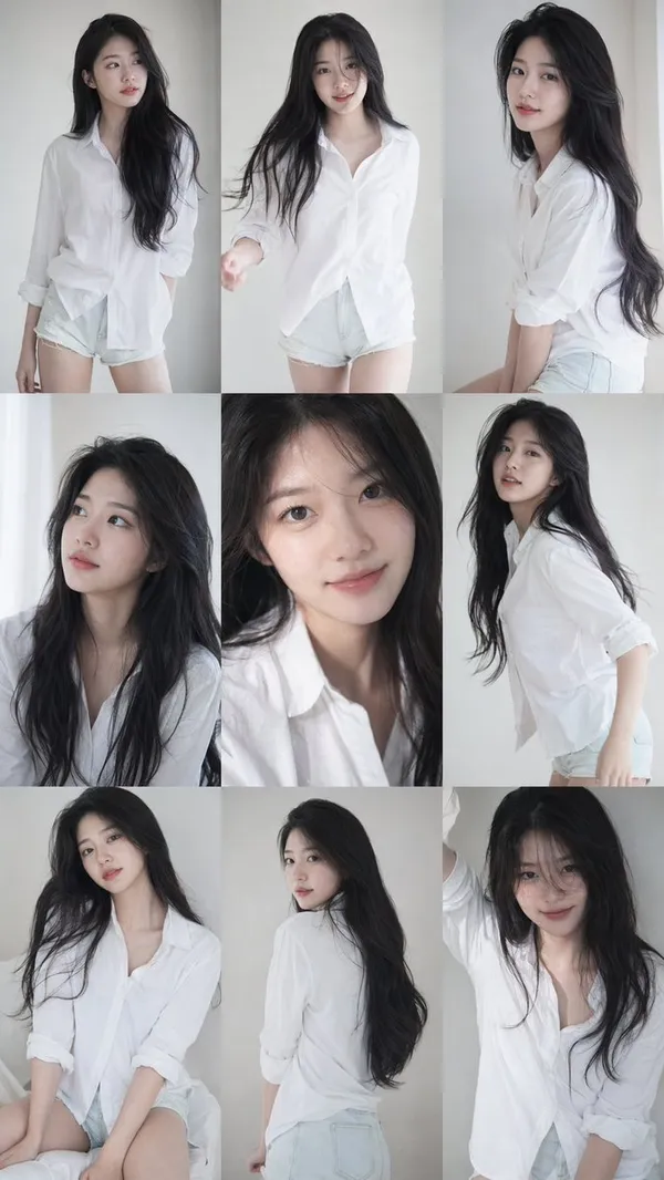 AI-generated Korean Idol 3x3 Collage made with GPT Image 2