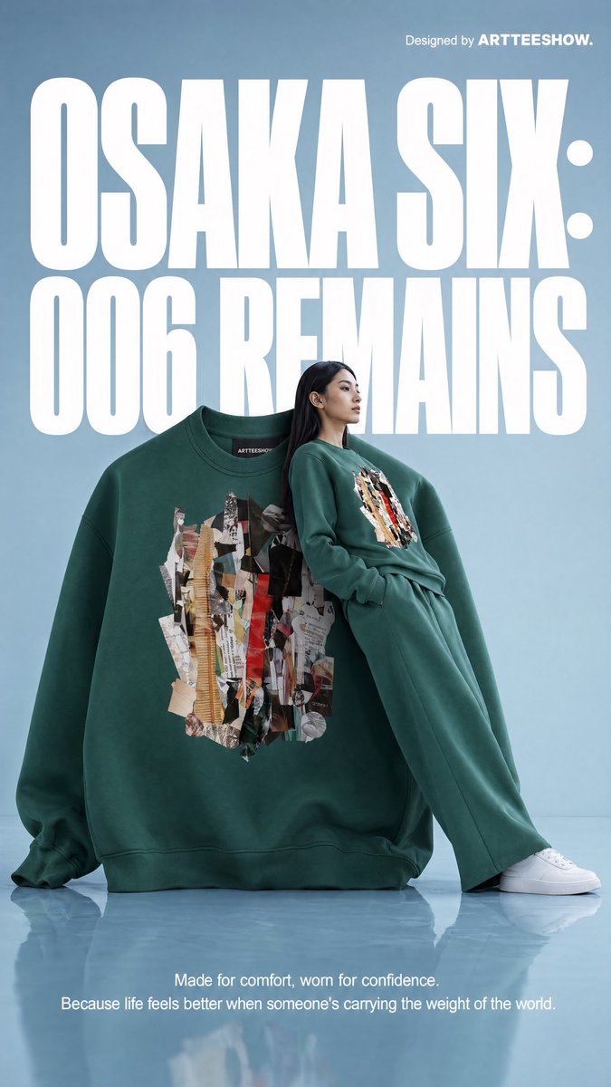 AI-generated Clean Editorial Fashion Advertisement Poster on a Pale Powder-blue Studio Background made with GPT Image 2