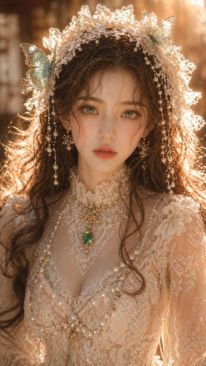 AI-generated Dreamy Oriental Female Portrait made with GPT Image 2