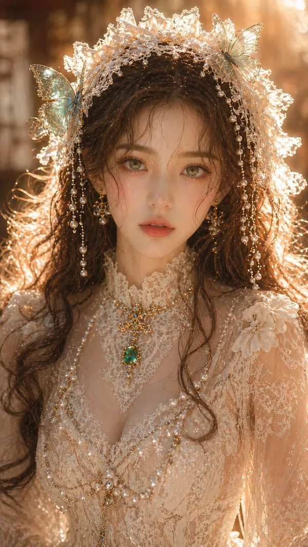 AI-generated Dreamy Oriental Female Portrait made with GPT Image 2