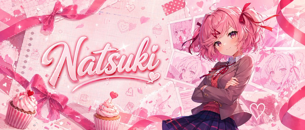 AI-generated Glossy Pastel Pink Anime Banner in a Wide Cinematic Layout made with GPT Image 2
