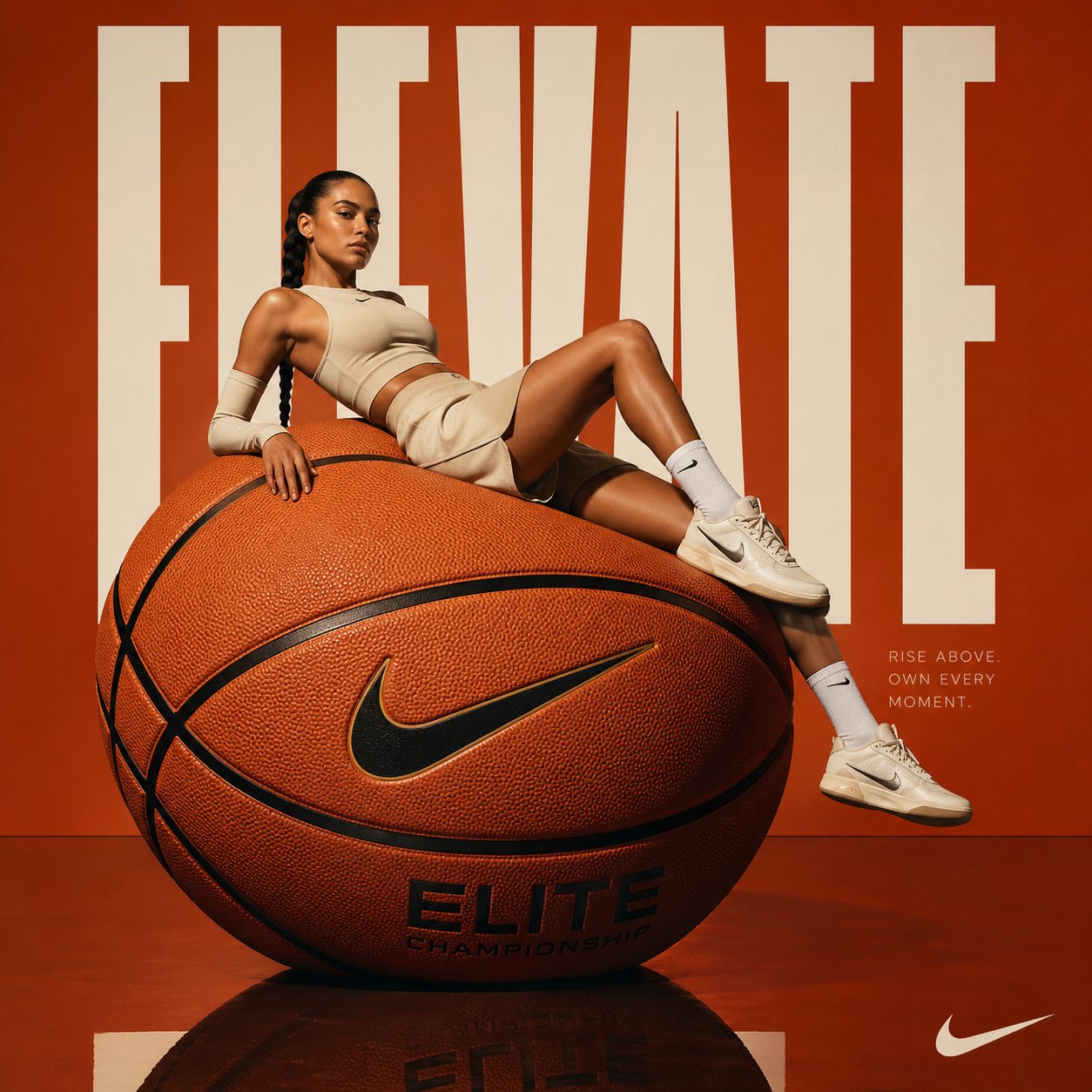AI-generated Avant-garde Sports Fashion Advertisement made with GPT Image 2