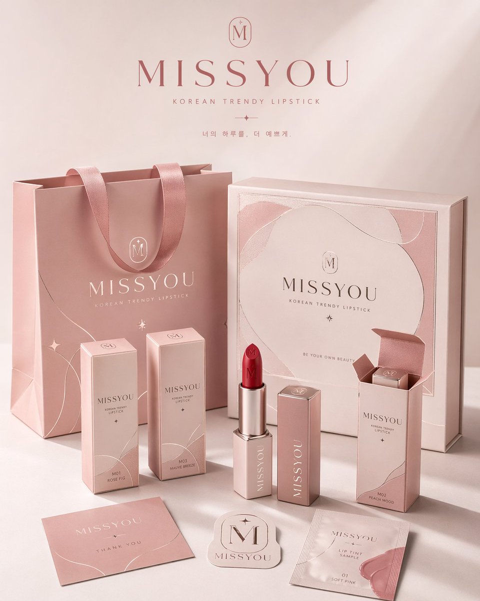 A vertical brand packaging system display poster showing a unified visual identity across multiple packaging formats.