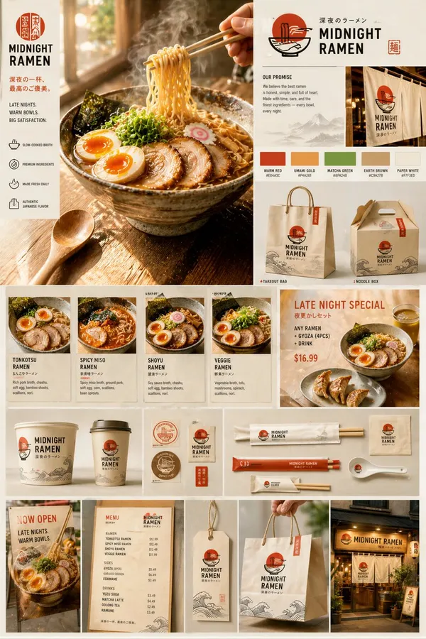 A warm hyper-realistic ramen hero shot with lifted noodles, steam, soft-boiled egg, pork slices, and golden daylight.