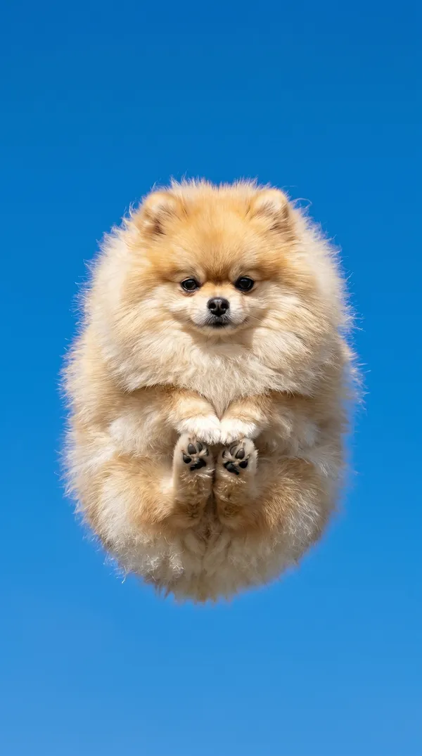 AI-generated Rocket Launch Dog Sky Photo