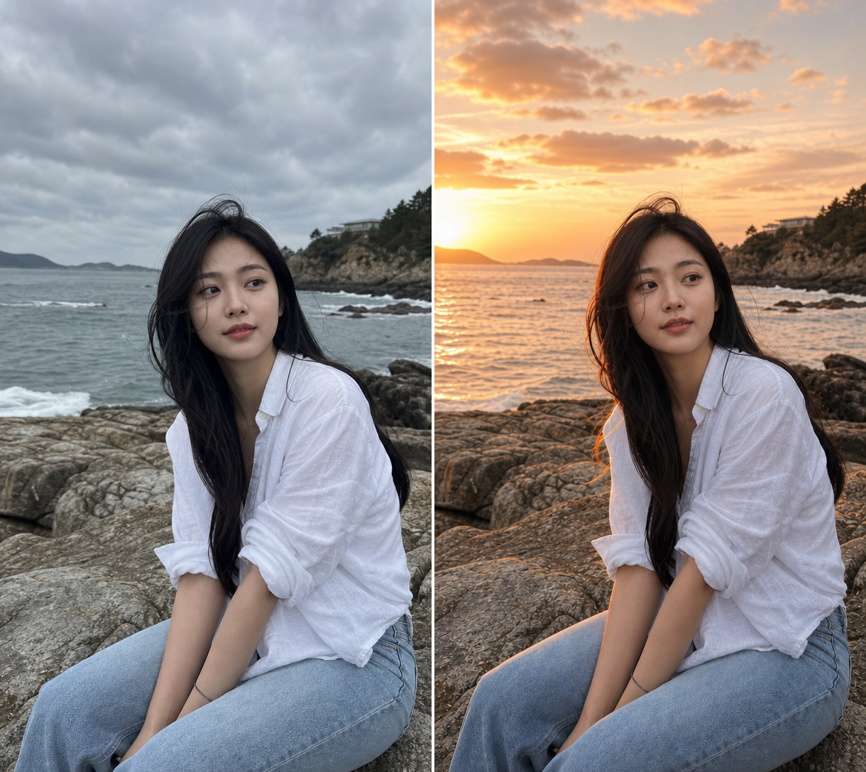 gpt-image-2으로 생성한 감성 노을 추가