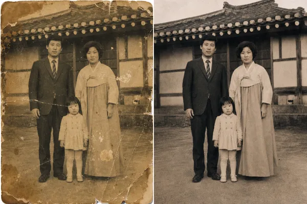 Generated with gpt-image-2: Old Photo Restoration
