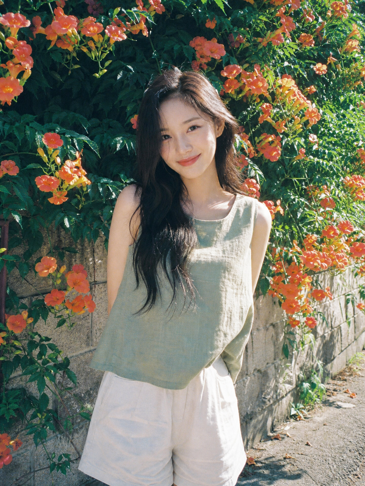 GPT Image 2로 생성한 Campsis Sage Green Top