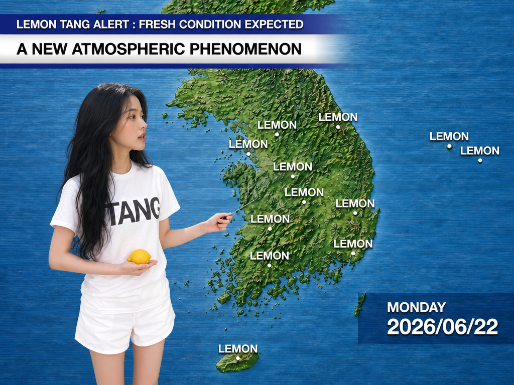 GPT Image 2 generated result for Lemon Weather Forecast Lemon Tang prompt
